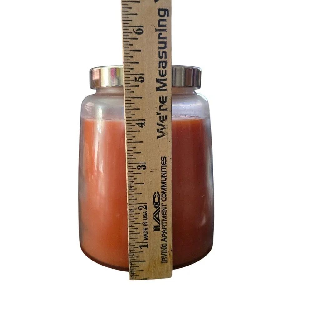 Target‎ Pumpkin Pie Scented Old Fashion Jar Candle 22oz Orange 2005